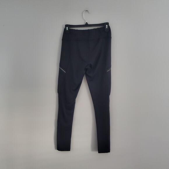 Jockey Black Athleisure Workout Leggings With Zipper Pockets Size S - Picture 2 of 7